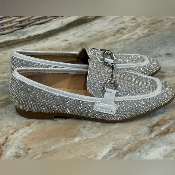 Women’s STEVE MADDEN Carrine Rhinestone loafers- Size 6 - Picture 5 of 8